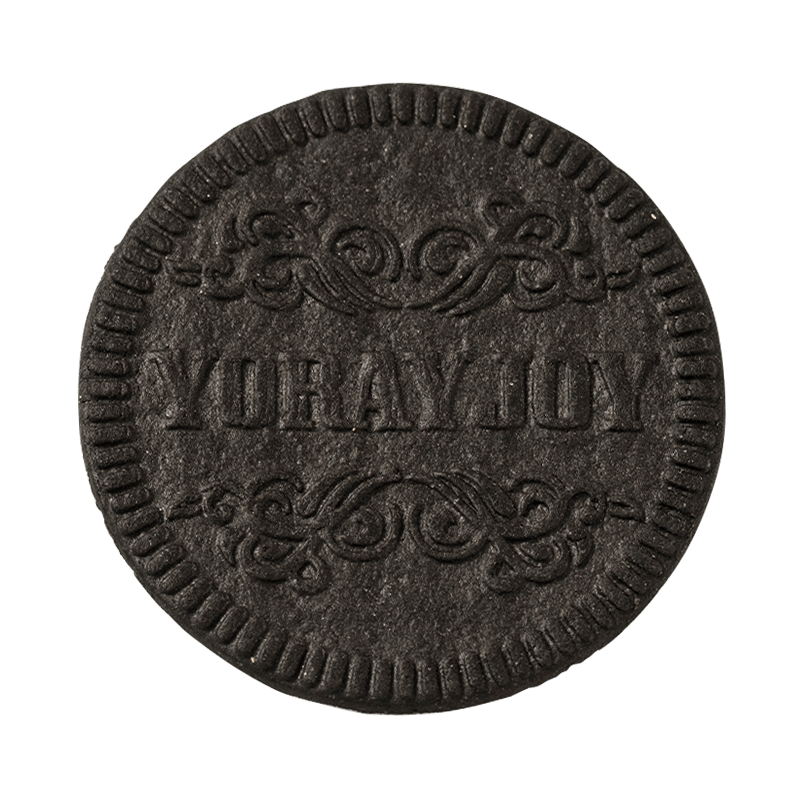 Kulaté kakaové křupavé sušenky